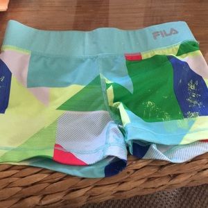 Fila sport running shorts XS multi color